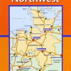 Χάρτης Βορειοδυτικής Γερμανίας Michelin road map 1:350.000