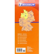 Χάρτης Βορειοδυτικής Γερμανίας Michelin road map 1:350.000