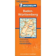 Χάρτης Νοτιοδυτικής Γερμανίας Michelin road map 1:300.000