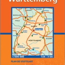 Χάρτης Νοτιοδυτικής Γερμανίας Michelin road map 1:300.000