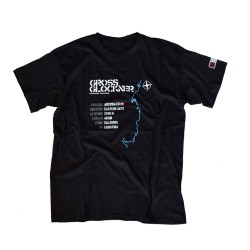 T-shirt -Ready to PASS- Grossglockner premium μαύρο