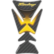 Tankpad One Design racing carbon look κίτρινο