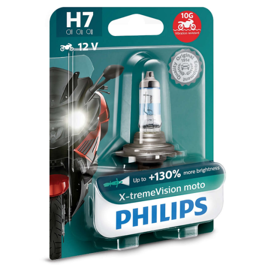 Λάμπα Philips H7 X-tremeVision Moto +130%