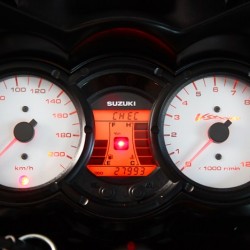 Λευκά όργανα Suzuki DL 650 V-Strom με backlight film