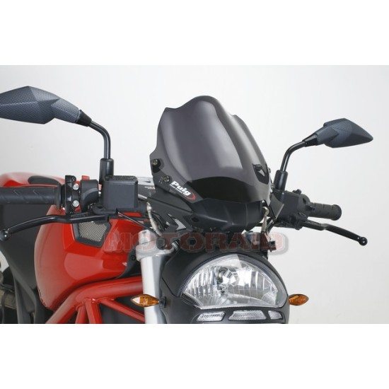 Ζελατίνα Puig Naked New Generation Ducati Monster 696/796/1100 σκούρο φιμέ