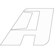 Αυτοκόλλητο λογότυπο AltRider 6.3 cm λευκό