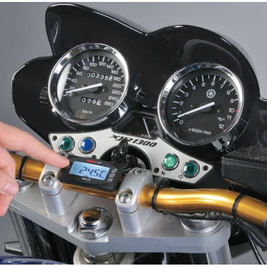 Ψηφιακό βολτόμετρο-θερμόμετρο-ρολόι Koso Mini 3 Ψηφιακό βολτόμετρο-θερμόμετρο-ρολόι Koso Mini 3