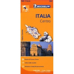 Χάρτης κεντρικής Ιταλίας Michelin road map 1:400.000