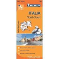 Χάρτης Βορειοδυτικής Ιταλίας Michelin road map 1:400.000