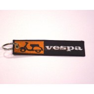 Μπρελόκ με λογότυπο Vespa μαύρο - λευκό - πορτοκαλί