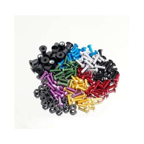 Σετ ανοδιωμένες βίδες-παξιμάδια αλουμινίου M5x16 (χρώματα)