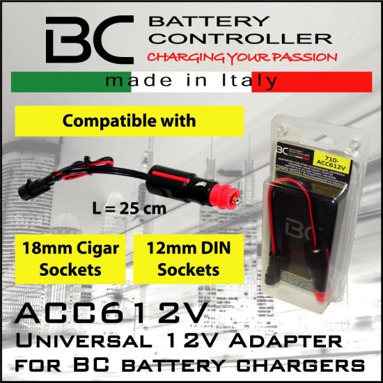 Αντάπτορας για φορτιστές μπαταρίας Battery Controller σε αναμονή 12V