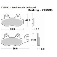 Τακάκια Braking SM1 πίσω Triumph Tiger 1050/Sport