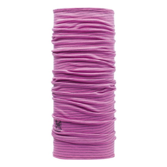 Buff Merino Wool lightweight Dyed Stripes Patz (μαντήλι λαιμού)