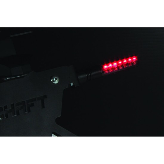Φλας LED universal Chaft Enigma ρυθμικά μαύρο-φιμέ (σετ)