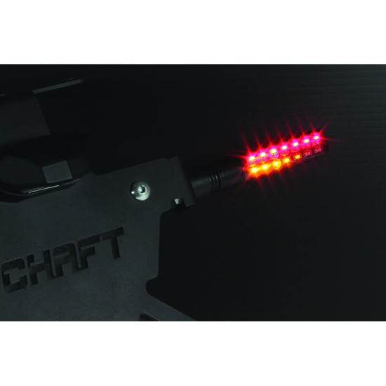 Φλας LED universal Chaft Enigma ρυθμικά μαύρο-φιμέ (σετ)