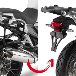 Βάσεις πλαϊνών βαλιτσών (ίσιες) rapid release Honda VFR 1200 Crosstourer -15