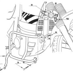 Προστατευτικά κάγκελα GIVI Honda XL 600V Transalp 89-99