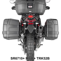 Βάσεις πλαϊνών βαλιτσών GIVI Monokey One Fit Aprilia Tuareg 660 μαύρες