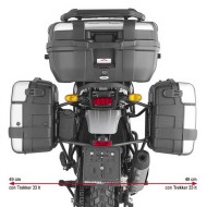 Βάσεις πλαϊνών βαλιτσών (ίσιες) GIVI Royal Enfield Himalayan 21-