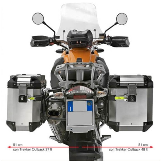 Βάσεις πλαϊνών βαλιτσών GIVI Trekker Outback BMW R 1200 GS 04-12