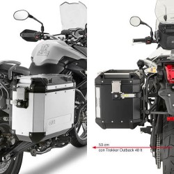 Βάσεις πλαϊνών βαλιτσών GIVI Trekker Outback Triumph Tiger 800/XC/XR -17