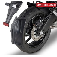 Φτερό - λασπωτήρας (πίσω) RM01 GIVI Kawasaki Versys 650 15- μαύρο ματ 