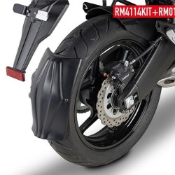 Φτερό - λασπωτήρας (πίσω) RM01 GIVI Kawasaki Versys 650 15- μαύρο ματ 
