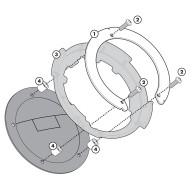 Βάση GIVI BF για tankbag σειράς Tanklock Honda VFR 1200 Crosstourer 14-