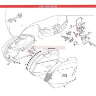 Ανταλλακτικά βαλίτσας GIVI V35