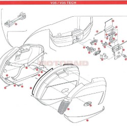 Ανταλλακτικά βαλίτσας GIVI V35