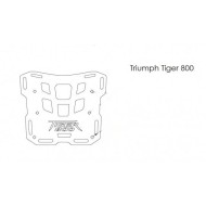 Βάση αλουμινίου Topcase Holan Nomada cases Triumph Tiger 800/XC μαύρη
