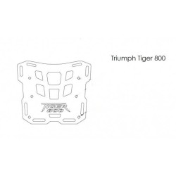 Βάση αλουμινίου Topcase Holan Nomada cases Triumph Tiger 800/XC μαύρη