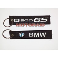 Μπρελόκ με λογότυπο BMW R 1200 GS μαύρο - λευκό - μπλε