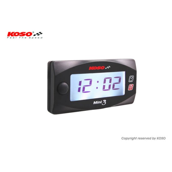 Ψηφιακό ρολόι Koso Mini 3 με λευκό φωτισμό