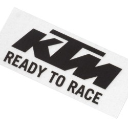 Αυτοκόλλητο KTM μαύρο - λευκό