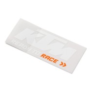 Αυτοκόλλητο KTM λευκό - πορτοκαλί