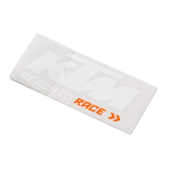 Αυτοκόλλητο KTM λευκό - πορτοκαλί