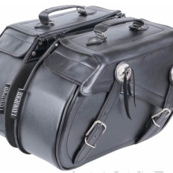 Πλαϊνά δερμάτινα σαμάρια Highway 2 x 10 lt. (δερματίνη)