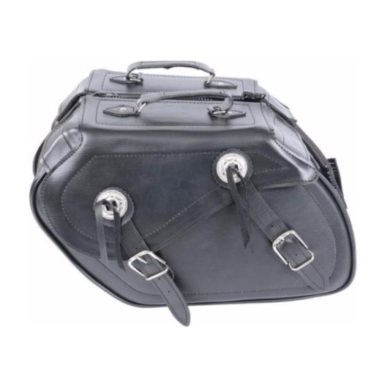 Πλαϊνά δερμάτινα σαμάρια Highway 2 x 10 lt. (δερματίνη)