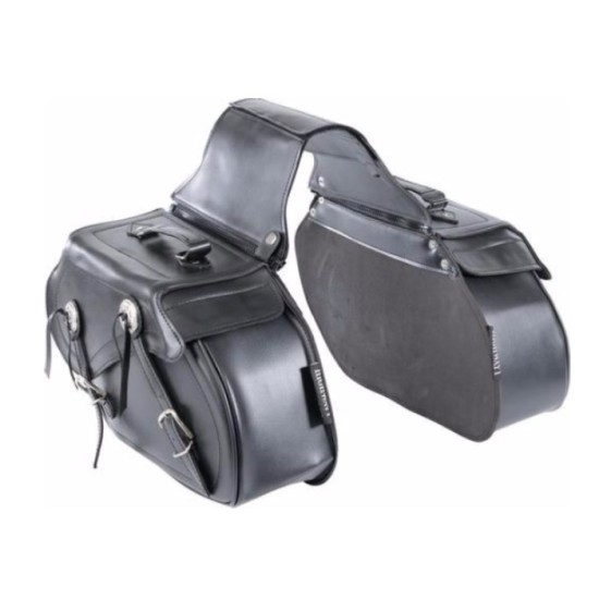 Πλαϊνά δερμάτινα σαμάρια Highway 2 x 10 lt. (δερματίνη)