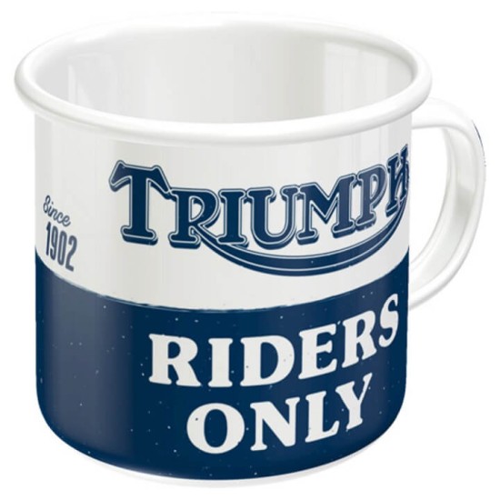 Κούπα μεταλλική με λογότυπο Triumph Riders Only