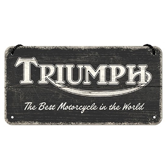 Πινακίδα με λογότυπο Triumph