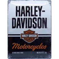 Πινακίδα με λογότυπο H-D Motorcycles