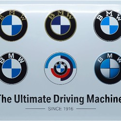 Πινακίδα με λογότυπο BMW Logos