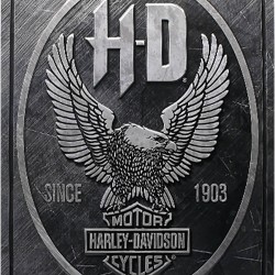 Πινακίδα με λογότυπο H-D Eagle