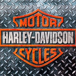 Πινακίδα με λογότυπο Harley-Davidson Logo