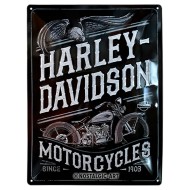 Πινακίδα με λογότυπο Harley-Davidson Motorcycles