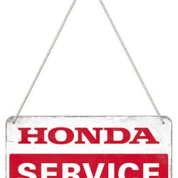 Πινακίδα με λογότυπο Honda Service