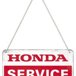 Πινακίδα κρεμαστή με λογότυπο Honda Service